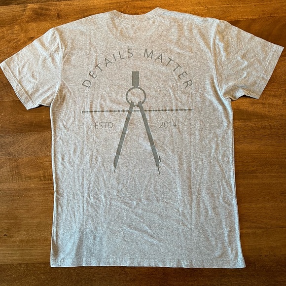 Details Matter Men’s Gray Shirt - Picture 1 of 6